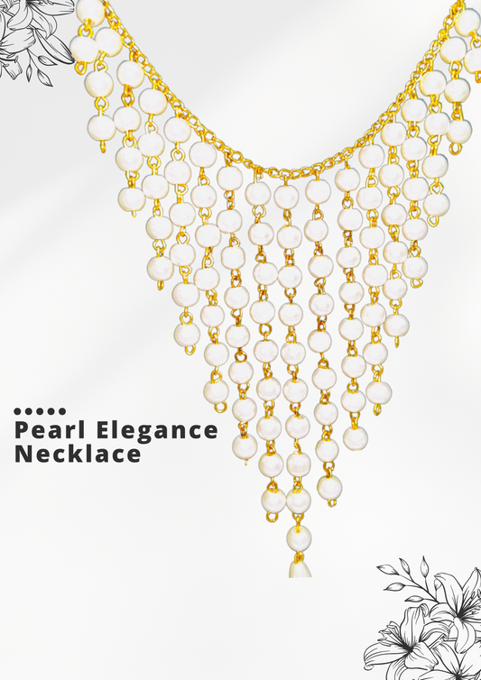 Cascading Pearl Elegance Necklace
