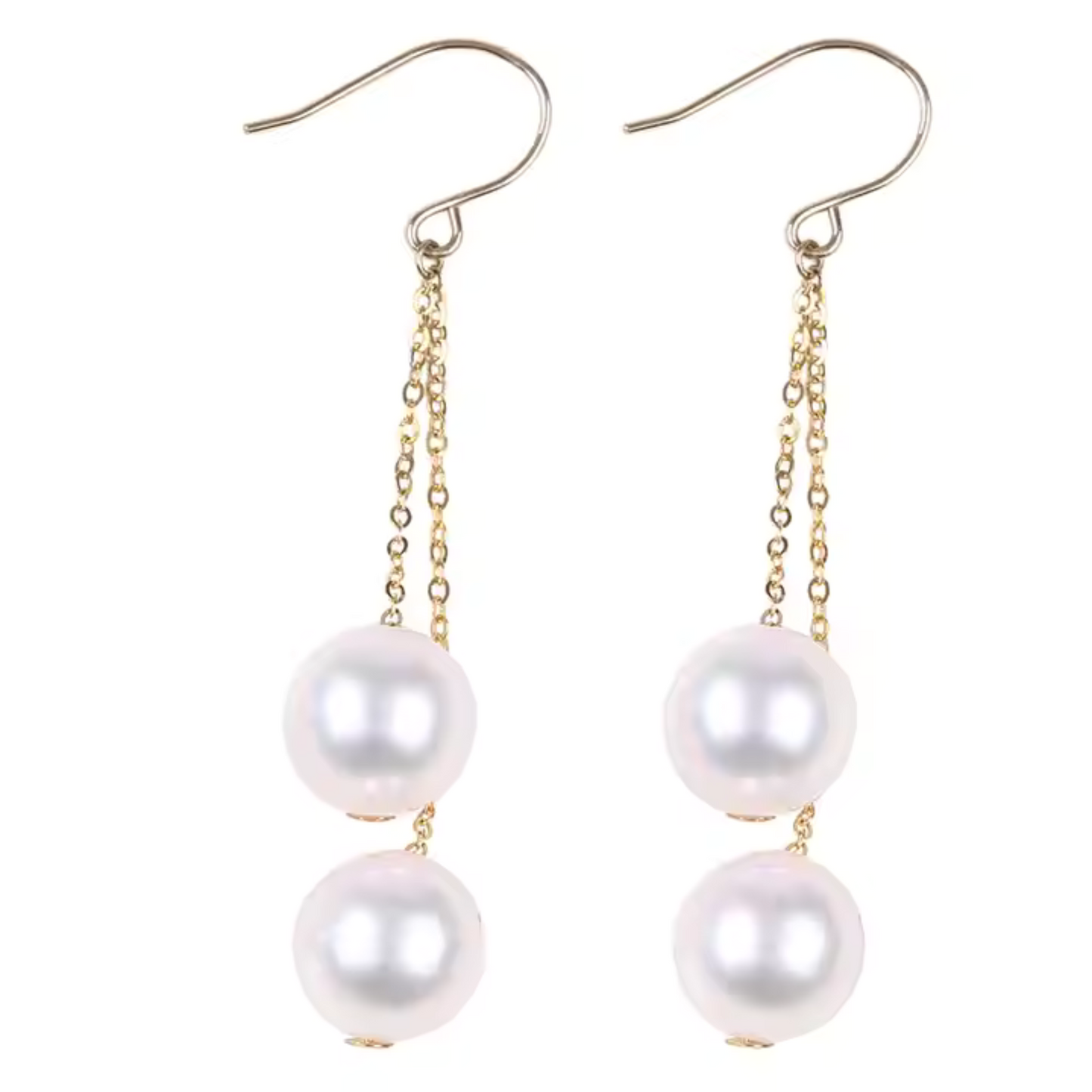 Luna Drift – Elegant Chain Tassel Earrings