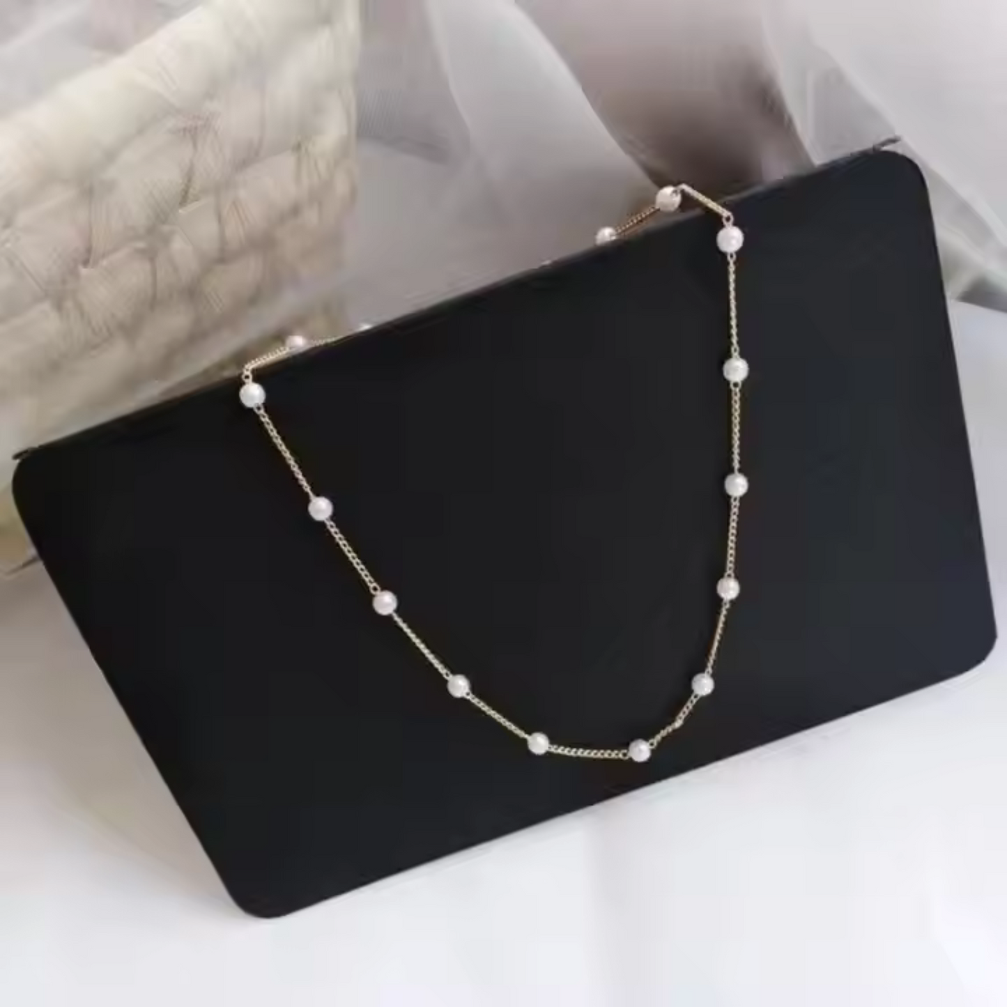 Star lace Reign – K-Pop Glam Pearl Goth Choker